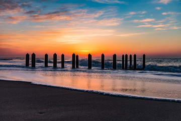 sunrise on the beach