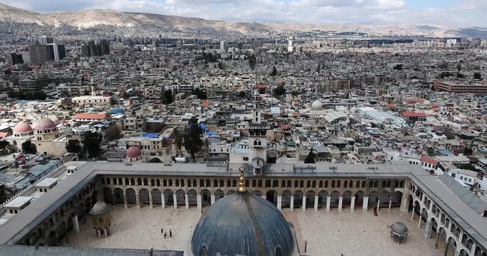 la grande mosqu&eacute;e de damas syrie	