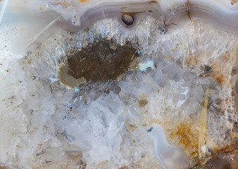 geological natural crystalline mineral white quartz stone