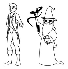 prince charming and wizard of tales characters