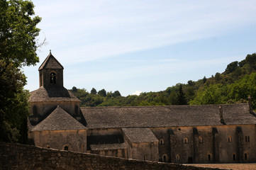 Fototapeta na wymiar L'abbaye de Sénanque, vue du nord