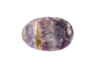 piece of geological agate stone, texture of semi-precious stone