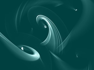 abstract background with waves and stars