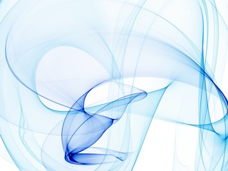 blue abstract fone 3 d
