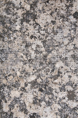 Old stone texture. Dirty rock surface covered with lichen and moss for backgrounds