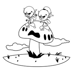 ugly trolls in the camp magic character