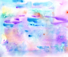 Watercolor background. Texture watercolor on paper.