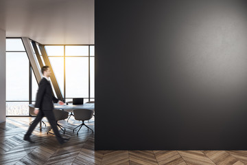 Businessman in meeting room