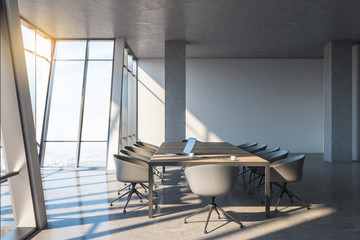 Contemporary conference room