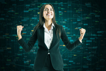 Big data and information concept