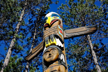 Totem Pole at the East Gate, Algonquin Park