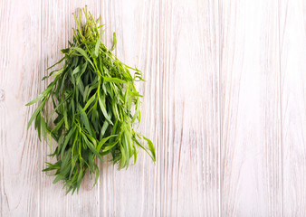 Tarragon herbs bunch