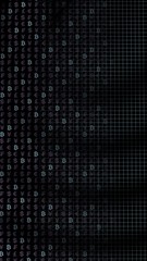 Bitcoin background. crypto currency 3D illustration. Digital currency symbol. Business concept. Mining, development, trade of crypto