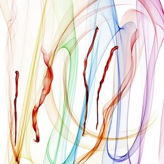 Abstract color dynamic background with lighting effect. Futuristic bright painting texture for creativity graphic design. Shiny pattern for wallpaper, poster, cover booklet, flyer, banner. 3d