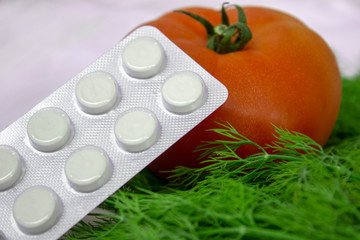 Pills and vegetables in the fight for health