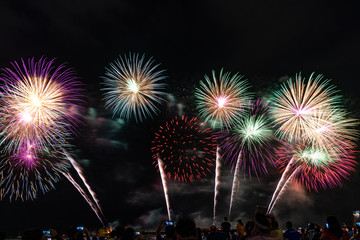 Fireworks Festival in Pattaya, Thailand