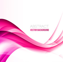 Abstract curved lines background. Template brochure design