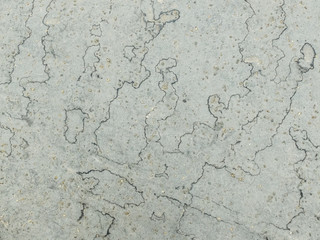 traces d'évaporation noires sur un sol en bitume gris