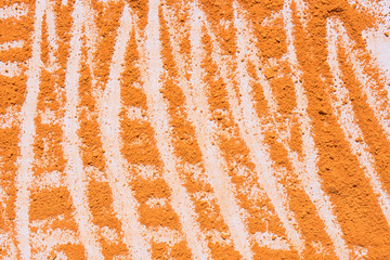 orange  color powder pigment art texture background