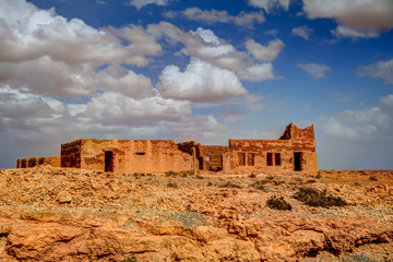 Ruins of a kasbah in Morocco