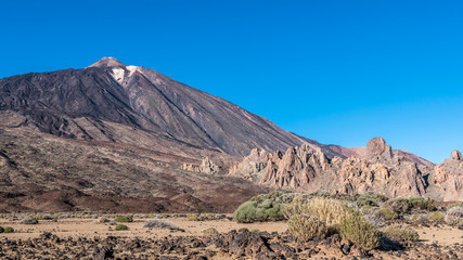Plateau at the foot of Teide volcano