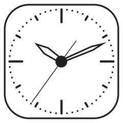 Clock icon. World time concept. Business background. Internet marketing.