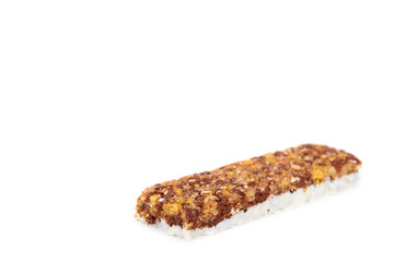 Healthy granola, energy, sport, breakfast and protein bar.