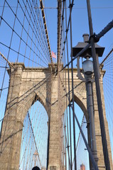 Naklejka premium pont de brooklyn New york