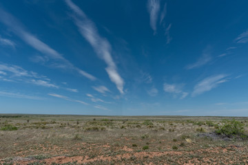 Beautiful New Mexico wilderness vista in springtime