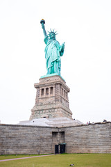 Fototapeta na wymiar USA. NEW YORK. MANHATTAN. MAY 2019: Statue of Liberty National Monument.