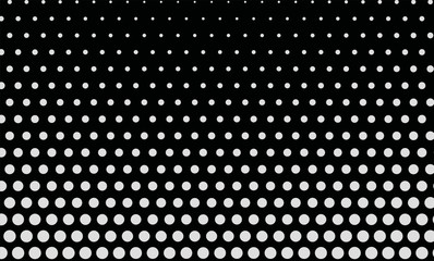 Gradient halftone dots pattern texture background. Abstract curves. Polka dots backdrop. Wavy dotted spotted pattern. Modern dotted template vector illustration for design, covers, web banners