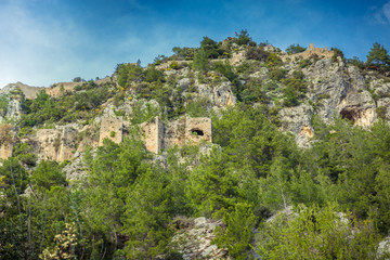 Mountain Castle - Alarahan in Turkey