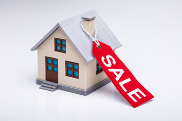 House Model With Sale Tag