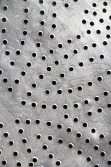 a metal as background