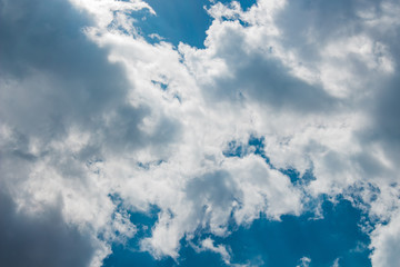 background with clouds in dramatic presentation