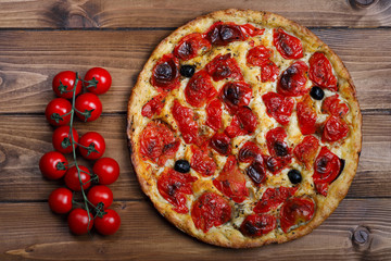 Focaccia typical food from Bari, Puglia
