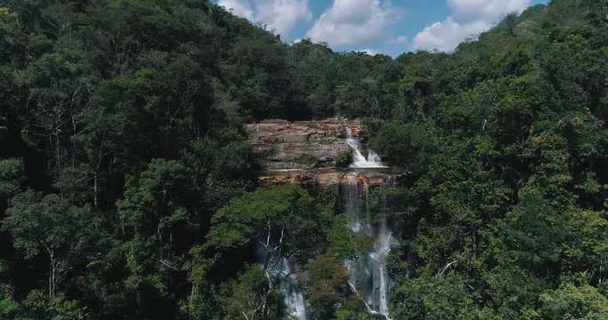 Paredao Waterfall in Guape, Minas Gerais - Brazil