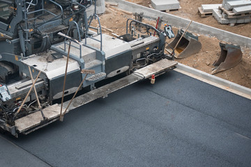 Asphalting machine