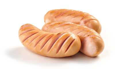 grilled pork sausages