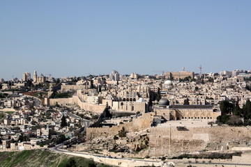 Fototapeta na wymiar view of jerusalem