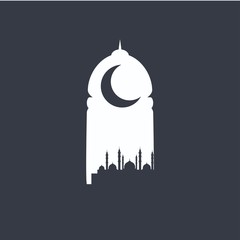 Ramadan Eid Al Fitr Greeting Card template