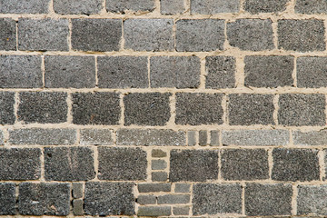 Backsteinmauer für Hintergrund oder Textur