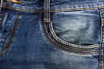Jeans pants close up.