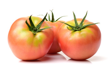 fresh tomato isolated on white background
