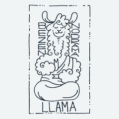 Cute cartoon animal. Vector clip art illustration for children design, cards, prints, coloring books