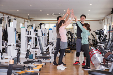 スポーツジムと仲間達