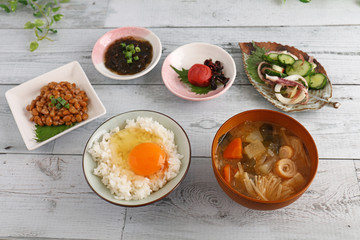 美味しそうな和風朝食