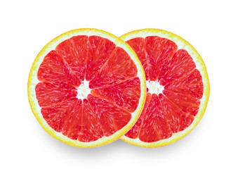 Grapefruit isolated on white background