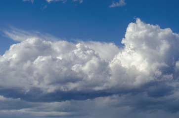 Rain cloud in the sky