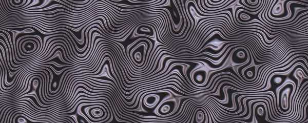 Wavy metallic lines background